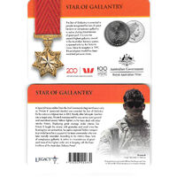 2017 20c Legends of the Anzacs - Star of Gallantry