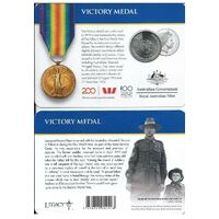 2017 20c Legends of the Anzacs - Victory Medal