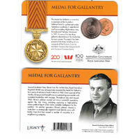 2017 25c Legends of the Anzacs - Medal for Gallantry