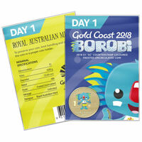 2018 $1 Gold Coast Commonwealth Games Borobi - Day 1