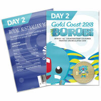 2018 $1 Gold Coast Commonwealth Games Borobi - Day 2