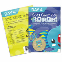 2018 $1 Gold Coast Commonwealth Games Borobi - Day 4