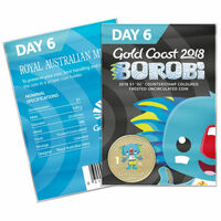 2018 $1 Gold Coast Commonwealth Games Borobi - Day 6