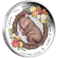 2021 1/2oz Dreaming Down Under Wombat Silver Proof