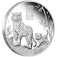 2022 1oz Lunar Series III Year of the Tiger Silver Proof