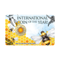 2022 $2 International Coin of the Year - Honeybee