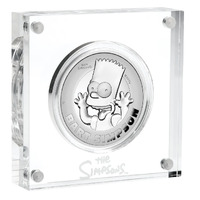 2022 2oz Silver BART SIMPSON Proof