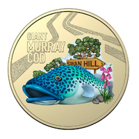 2023 $1 Coloured Giant Murray Cod