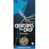 2023 $1 Creatures of the Deep Carded Coin- Bigfin Squid "S"