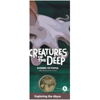 2023 $1 Creatures of the Deep Carded Coin - Dumbo Octopus "S"