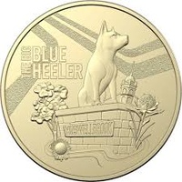 2023 $1 Aussie Big Things' - Big Blue Heeler (Muswellbrook, NSW) Coin