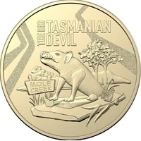 2023 $1 Aussie Big Things' - Big Tasmanian Devil (Mole Creek, Tas) Coin