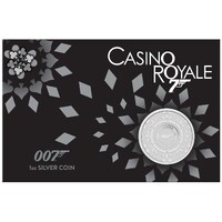 2023 1oz Silver James Bond Casino Royale Chip