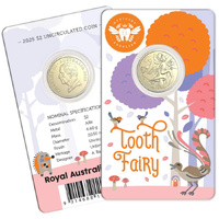 2025 $2 Tooth Fairy Carded Coin