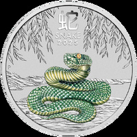 2025 ANDA Australian Lunar Series III Year of the Snake 1oz Silver Coloured Coin