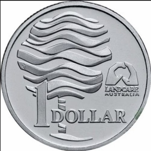 1993 Fine Silver $1 Proof Coin - Landcare