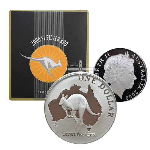 2000 1oz Kangaroo Silver Proof