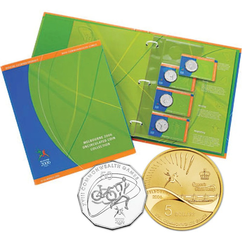 2006 50c Melbourne Commonwealth Games Coin Collection