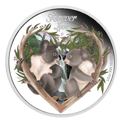 2012 1/2oz Silver Forever Love Proof Coin Koala