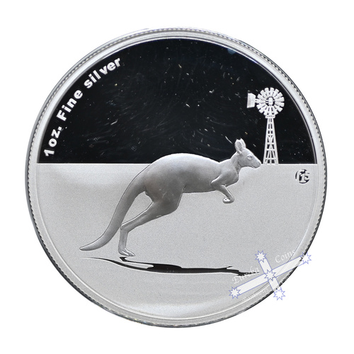 2012 $1 Kangaroo in Outback F15 Privy Mark