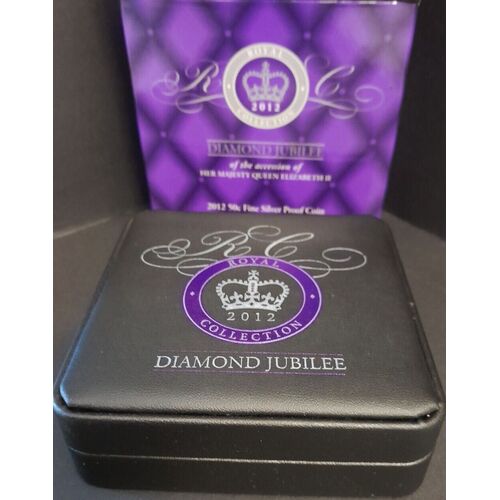 2012 Silver 50c Diamond Jubilee