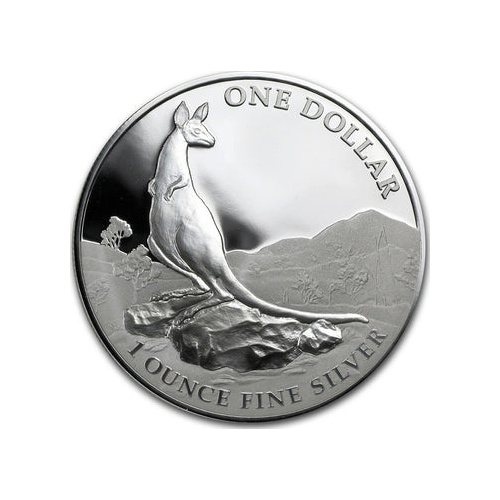 2013 1oz Silver Kangaroo Series - Explorers First Sightings Proof Coin