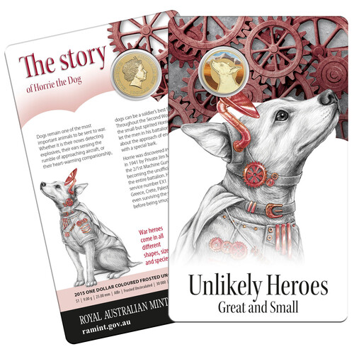 2015 $1 Unlikely Heroes - The Story of Horrie the Dog