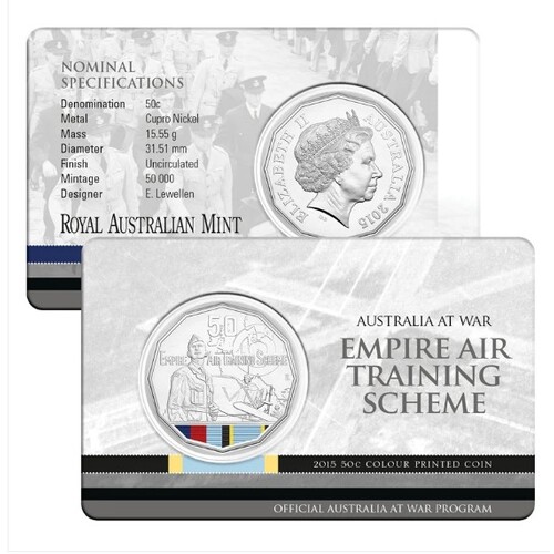 2015 50c Australia at War - Empire Air Training Scheme