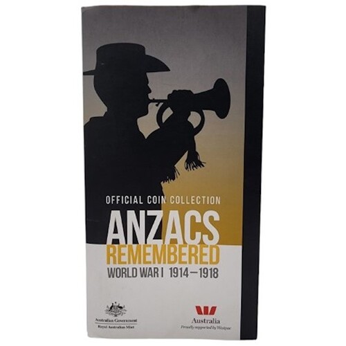 2015 Anzacs Remembered 1914-1918 EMPTY Folder