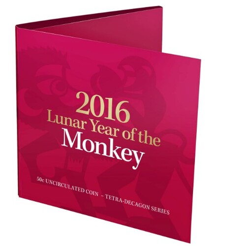 2016 50c Lunar Year of the Monkey