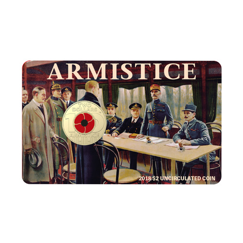 2018 $2 Armistice Carded Coin