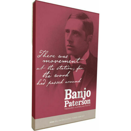 2020 50c Banjo Patterson 3 Coin Set