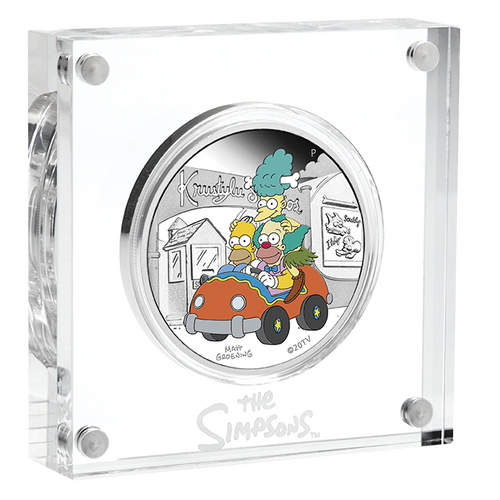 2022 Perth Mint SIMPSONS KRUSTY 1 oz Silver Proof Coin