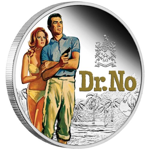 2022 1oz Silver James Bond Dr. No Proof