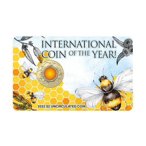 2022 $2 International Coin of the Year - Honeybee