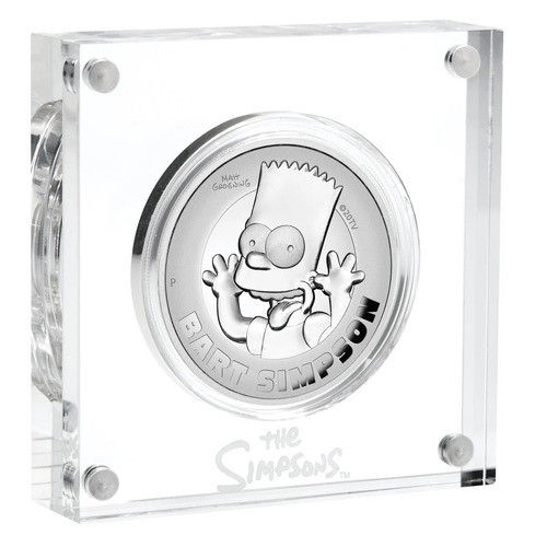 2022 2oz Silver BART SIMPSON Proof