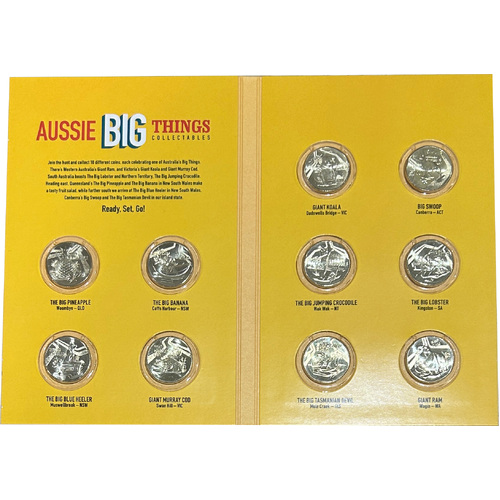 2023 $1 Aussie Big Things Coin set in Folder