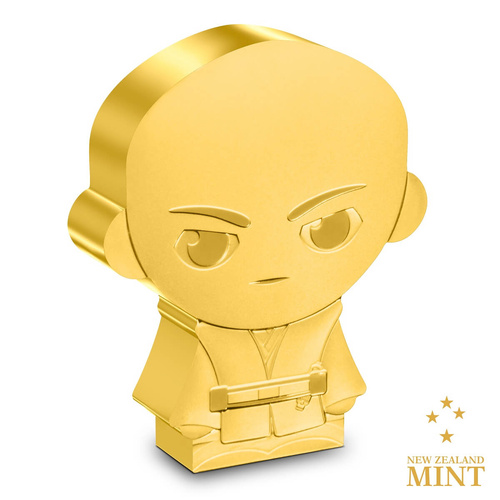 2023 1oz Silver Star Wars GILDED Chibi Mace Windu Proof Coin