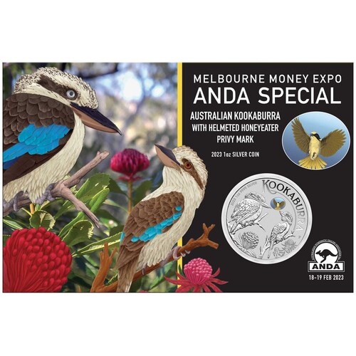 2023 $1 Melbourne ANDA Australian Kookaburra