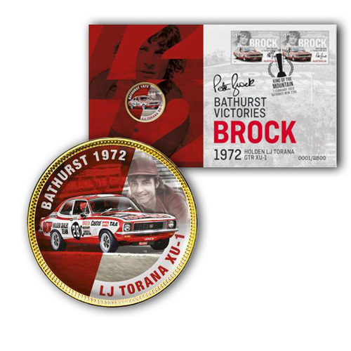 2023 PMC Gold Plated Peter Brock Bathurst 1972