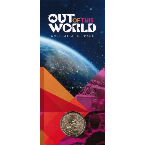 2024 $1 Out of this World - Australia in Space 'M' Counterstamp Carded Coin