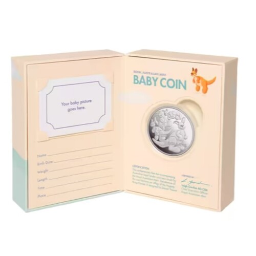 2024 Baby Coin $5 1oz Fine Silver Proof Coin – Toy Kangaroo