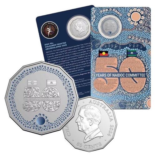 2024 50 Years of Naidoc Committee Carded Coin