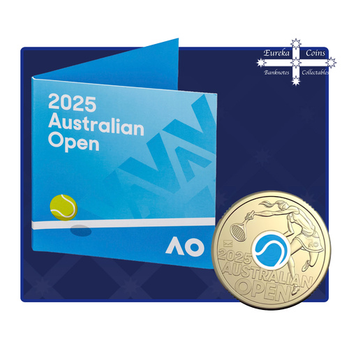 2025 $2 Privy Mark - Women's Australian Open UNC Coloured Coin