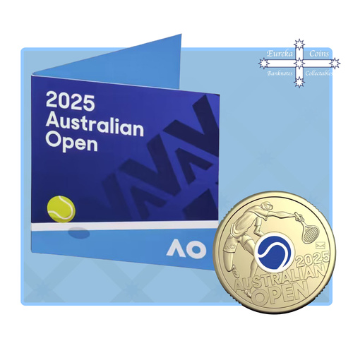 2025 $2 Privy Mark - Men's Australian Open UNC Coloured Coin